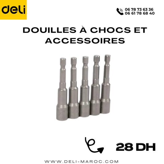 Douilles à Chocs et Accessoires