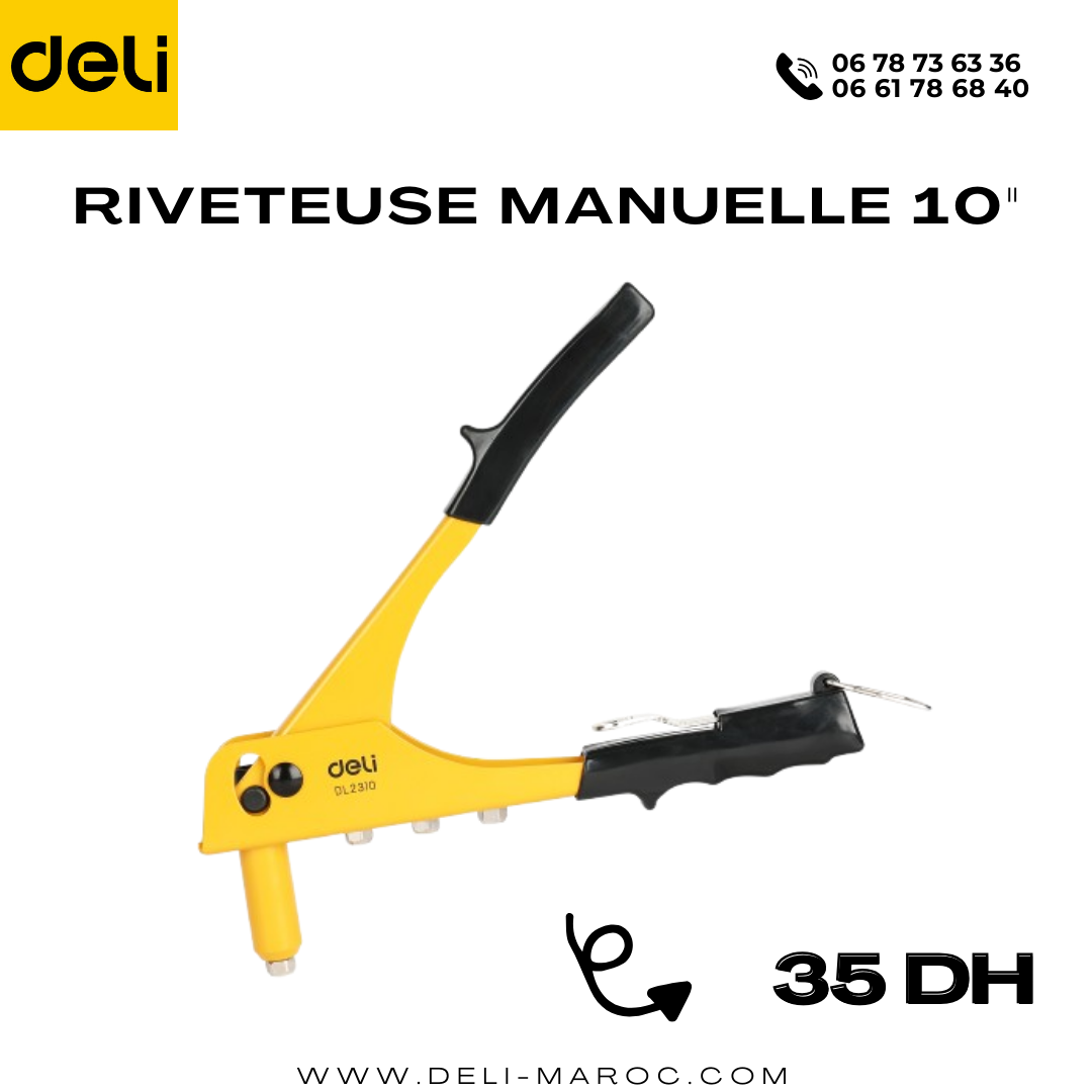 Riveteuse manuelle 10"