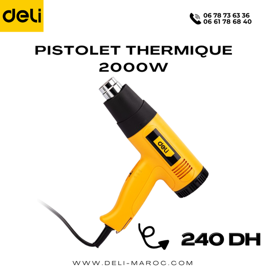 Pistolet thermique 2000W