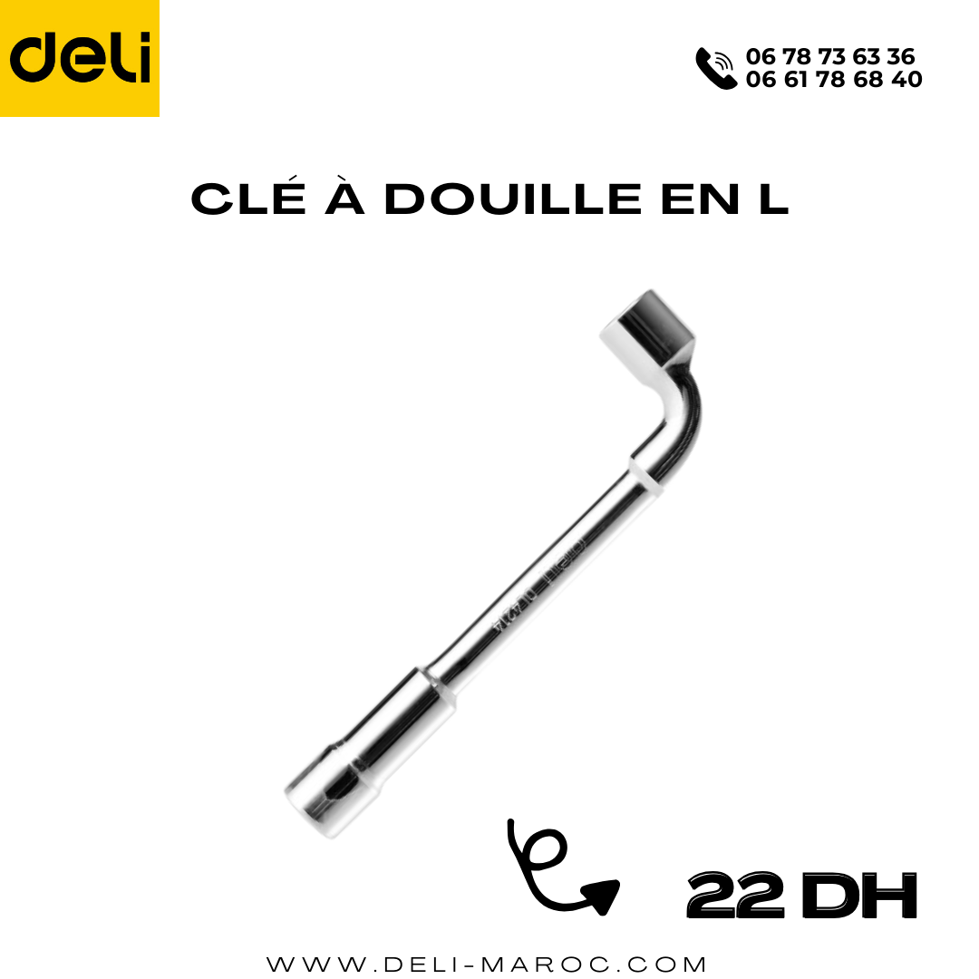 Clé à douille angulaire L