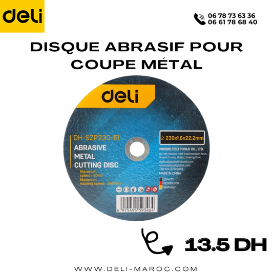 Disque Abrasif pour Coupe Métal