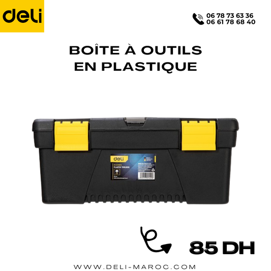 Boîte à outils en plastique