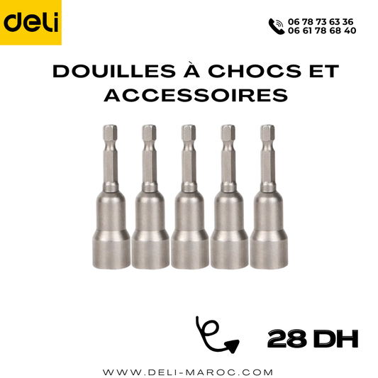 Douilles à Chocs et Accessoires