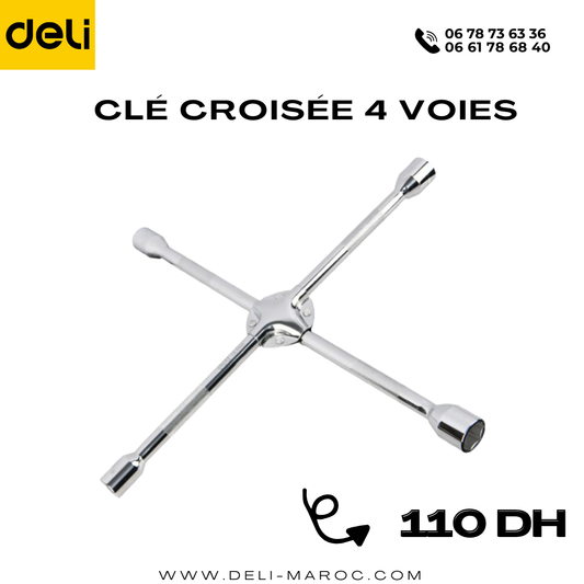 Clé Croisée 4 Voies