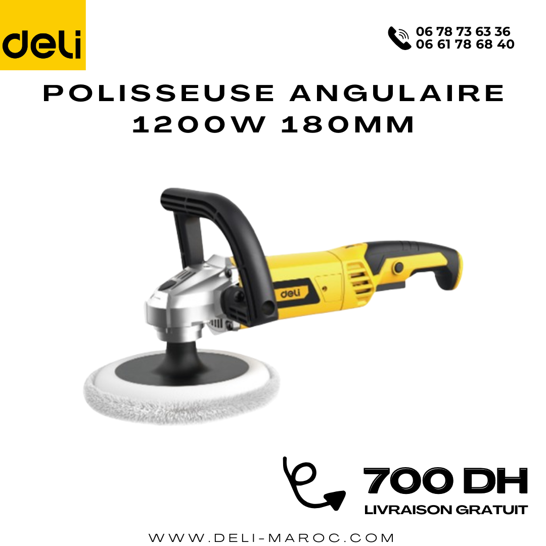 Polisseuse angulaire 1200W 180mm