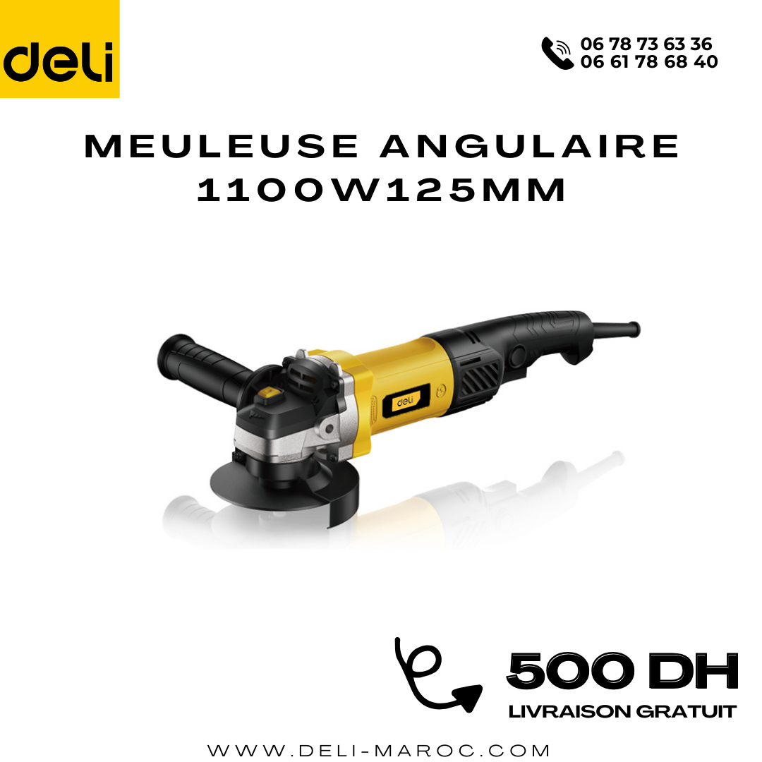 Meuleuse angulaire 1100W125mm