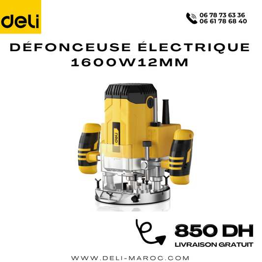 Défonceuse Électrique 1600W12mm